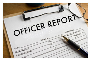 officer report on clipboard