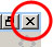 Close button in upper right corner of browser window