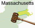 outline of the state of Massachusetts
