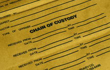 Image of Chain of Custody envelope.