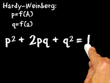 Image of a formula on a blackboard