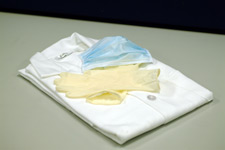 Image of shirt and gloves